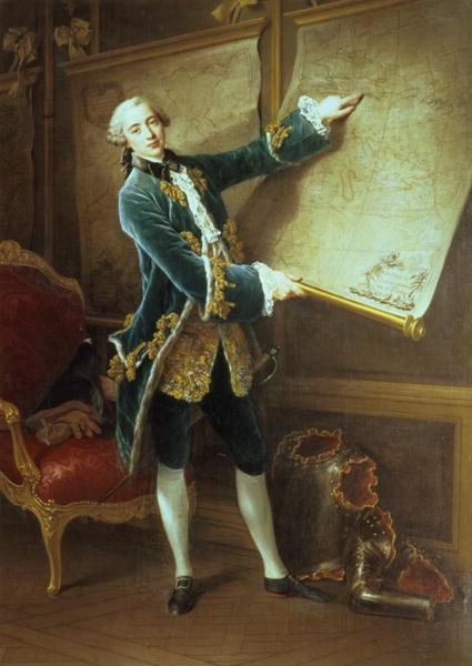 Francois-Hubert Drouais Count of Vaudreuil in oil painting image